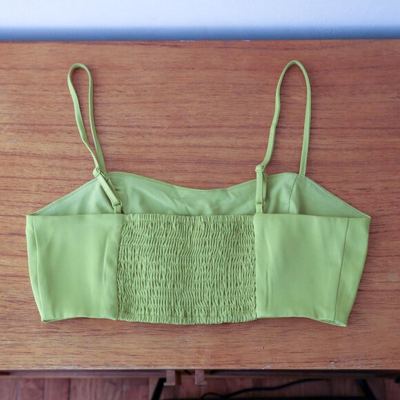 House of Harlow Satin Crop Top, Size XS - Picture 7 of 9